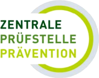 Logo der Zentralen Prüfstelle Prävention